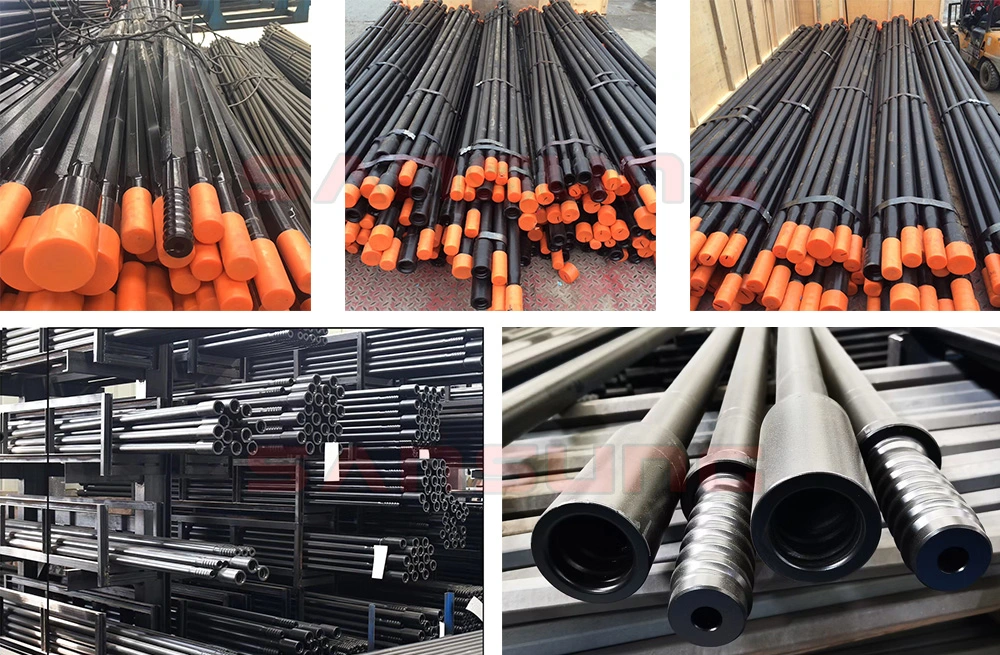 Hex Round Epiroc Atlas Copco Top Hammer Down The Hole DTH Rock Drilling Tapered Intergral Threaded Extension mm Mf Speed Drill Rod for Sale